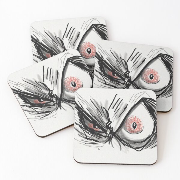 Item preview, Evil angry eyes designed and sold by Vintage Designs +.