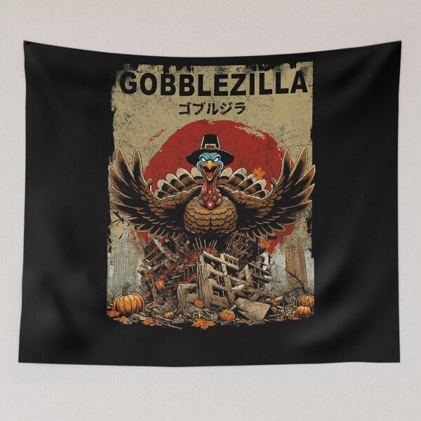 Item preview, Gobblezilla Retro Quote Thanksgiving Humor Funny Style Happy designed and sold by nguyenconguan80.