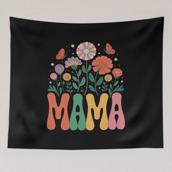 Artikelvorschau, Mama Wildblumen-Geburtstagsparty Babyparty für frischgebackene Mama entworfen und verkauft von VerseFarm.