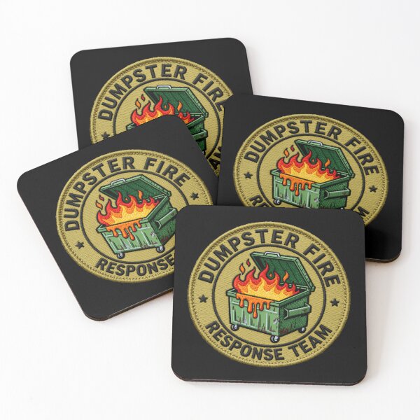 Item preview, Dumpster Fire Response Team Leader Bin Blazer designed and sold by SkeletonsDanger.