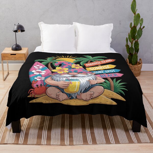 Item preview, Summer Vibes Gnomes Beach designed and sold by RayhendersonArt.