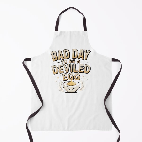 Item preview, Bad Day to Be a Deviled Egg | Cute Thanksgiving Food Pun Design designed and sold by SaritaVerseArt.
