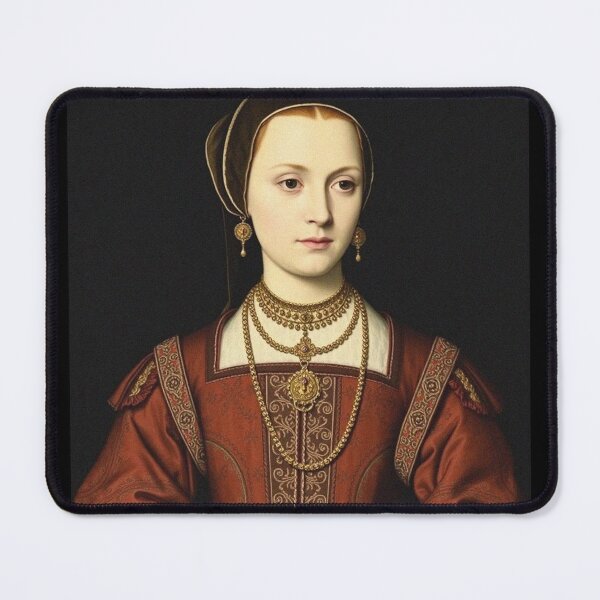 Item preview, Tudor Era Courtier woman in a beautiful period dress portrait art designed and sold by Vintage Designs +.
