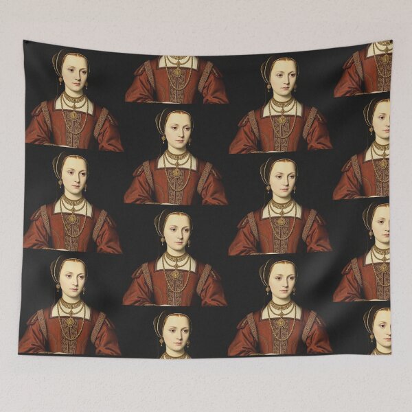 Item preview, Tudor Era Courtier woman in a beautiful period dress portrait art designed and sold by Vintage Designs +.