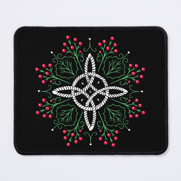 Item preview, Yule Star with Moon Node and Holly designed and sold by Christine Krahl.