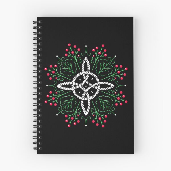 Item preview, Yule Star with Moon Node and Holly designed and sold by Christine Krahl.