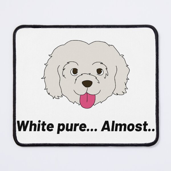 Item preview, Maltese Cartoon – “Pure White… Almost” - cute cartoon dog design designed and sold by Crack-in-Colors.