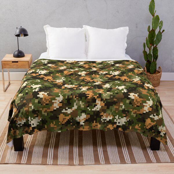 Item preview, Minimalistic Hunting Pixeled Camo Pattern For Urban Pixeled Camo Lover designed and sold by RoyalStarsPatts.