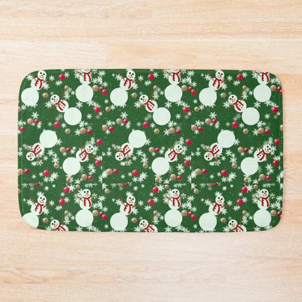 Item preview, Snowman Christmas Pattern designed and sold by Nightflyer Art.