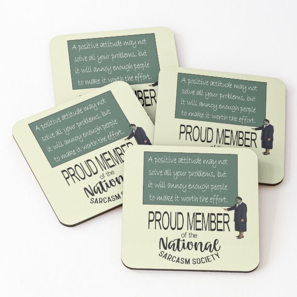 Item preview, A Positive Attitude May Not Solve All Your Problems Sarcastic Quote designed and sold by taiche.
