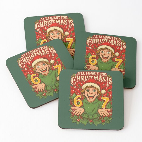 Item preview, All I Want for Christmas Is 6-7 – Viral Holiday Meme Design designed and sold by GirlyPopped.