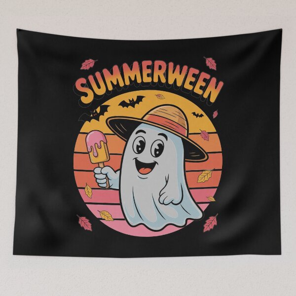 Item preview, Summerween Halloween Holiday Beach Vibes Summer designed and sold by RayhendersonArt.
