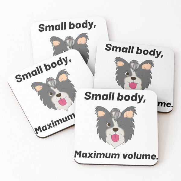 Item preview, Shih Tzu Cartoon – “Small Body, Maximum Volume” - cute cartoon dog design designed and sold by Crack-in-Colors.