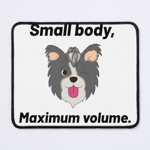 Item preview, Shih Tzu Cartoon – “Small Body, Maximum Volume” - cute cartoon dog design designed and sold by Crack-in-Colors.