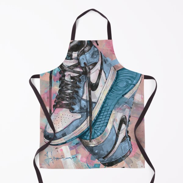 Item preview, Upside down sneaker art universtiy blue designed and sold by GalleryKauffeld.