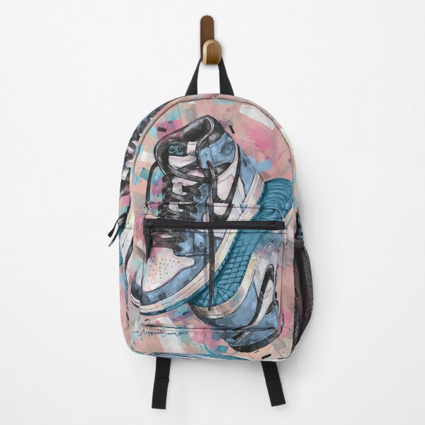 Item preview, Upside down sneaker art universtiy blue designed and sold by GalleryKauffeld.