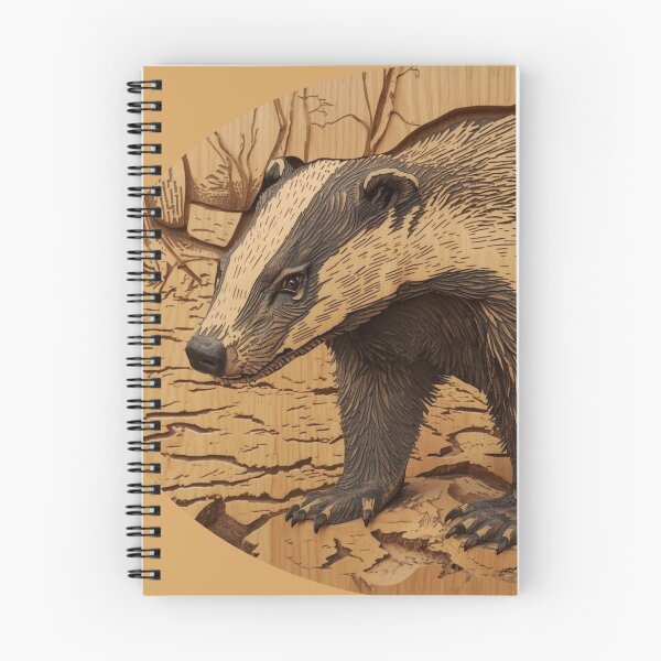 Item preview, Fierce Badger Relief — Wild Energy Ancestral Art designed and sold by SavannaStrikes.