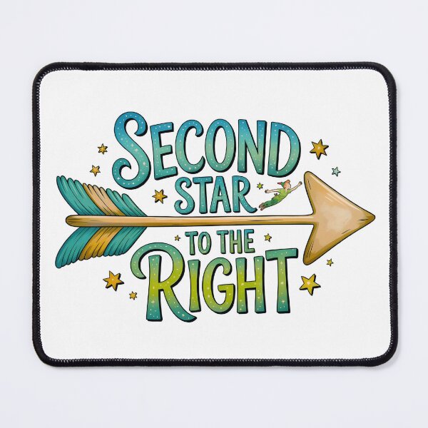 Item preview, Second Star to the Right - Peter Pan Neverland Arrow designed and sold by Cristina Galerina.