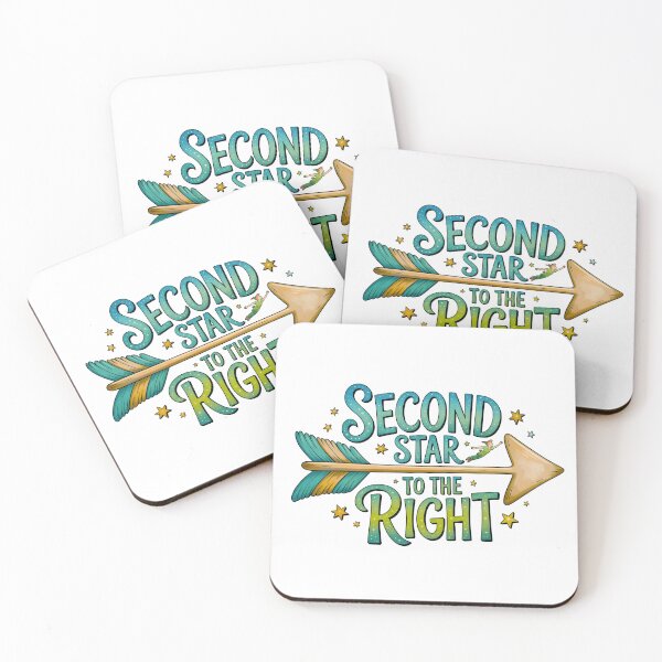 Item preview, Second Star to the Right - Peter Pan Neverland Arrow designed and sold by Cristina Galerina.