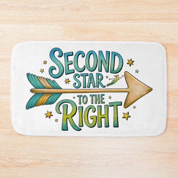 Item preview, Second Star to the Right - Peter Pan Neverland Arrow designed and sold by Cristina Galerina.