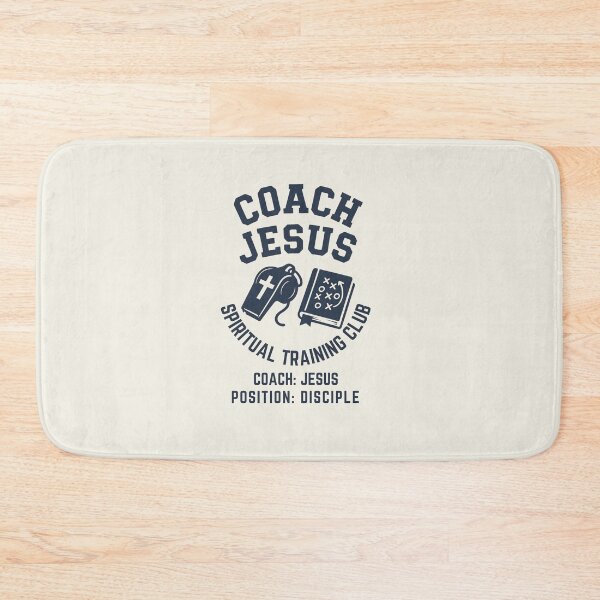 Item preview, Coach Jesus Spiritual Training Club – Christian Sports Disciple Design designed and sold by astersgraphics.