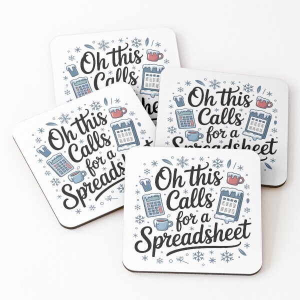 Item preview, Oh This Calls For A Spreadsheet Funny Office Winter designed and sold by AniArtPL.