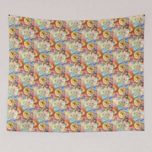 Item preview, 'Graffiti Eyes' by Penny Bonser designed and sold by Teddy Bear Orphans .