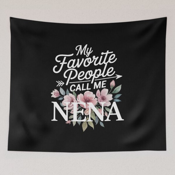Item preview, My Favorite People Call Me Nena Cute Pink Floral Mothers Day  designed and sold by VerseFarm.