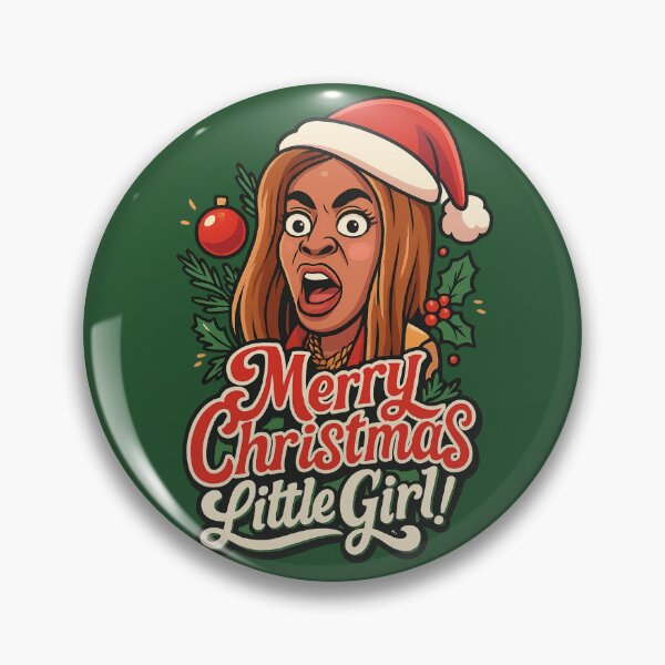 Item preview, Merry Christmas, Little Girl! – Mary Cosby Christmas Pop Art Design designed and sold by GirlyPopped.