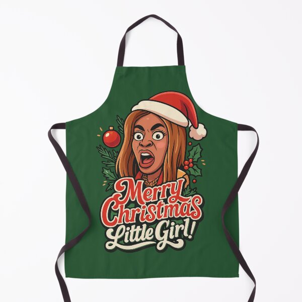 Item preview, Merry Christmas, Little Girl! – Mary Cosby Christmas Pop Art Design designed and sold by GirlyPopped.