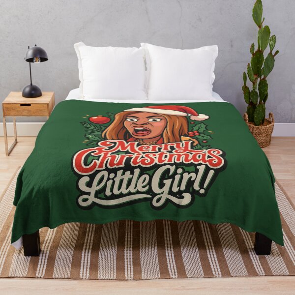 Item preview, Merry Christmas, Little Girl! – Mary Cosby Christmas Pop Art Design designed and sold by GirlyPopped.