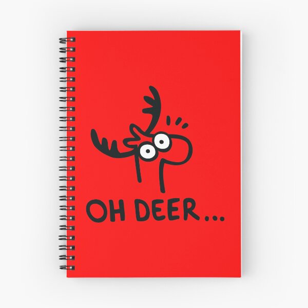 Item preview, Cute Reindeer Oh Deer Christmas Holiday Art designed and sold by monikko.