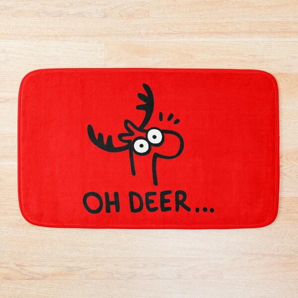 Item preview, Cute Reindeer Oh Deer Christmas Holiday Art designed and sold by monikko.