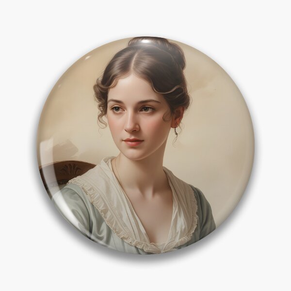Item preview, Jane Austen character writing a letter portrait  designed and sold by Ponted.
