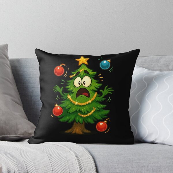 Item preview, Christmas Tree Panicking About Falling Ornaments designed and sold by Paninides.