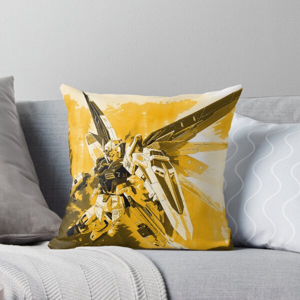 Item preview, gold freedom gundam seed illustration designed and sold by sabartgunpla.