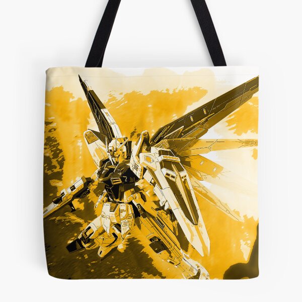 Item preview, gold freedom gundam seed illustration designed and sold by sabartgunpla.