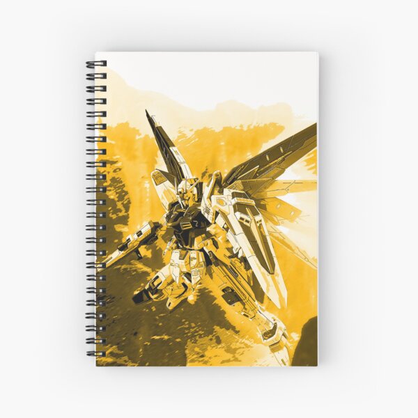 Item preview, gold freedom gundam seed illustration designed and sold by sabartgunpla.