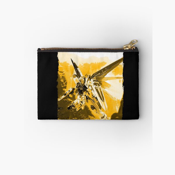 Item preview, gold freedom gundam seed illustration designed and sold by sabartgunpla.