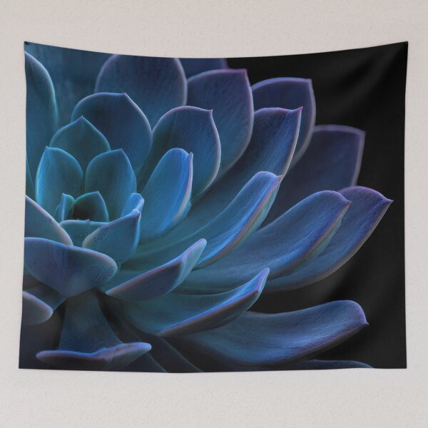 Item preview, Succulent glowing blue designed and sold by anytka.
