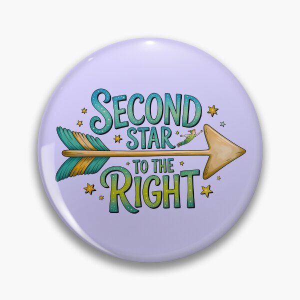 Item preview, Second Star to the Right - Peter Pan Neverland Arrow designed and sold by Cristina Galerina.