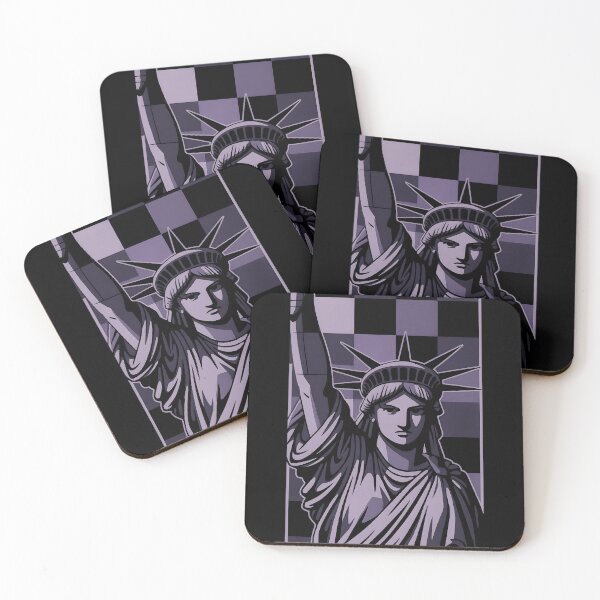 Item preview, Statue of Liberty Close-Up NYC Shirt – Liberty Duotone Tee  designed and sold by WAUZ.