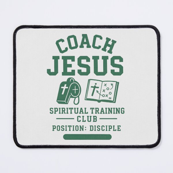 Item preview, Coach Jesus Spiritual Training Club – Christian Disciple Fitness Ministry Design designed and sold by astersgraphics.