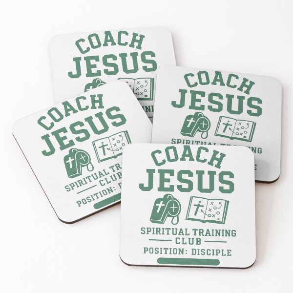 Item preview, Coach Jesus Spiritual Training Club – Christian Disciple Fitness Ministry Design designed and sold by astersgraphics.