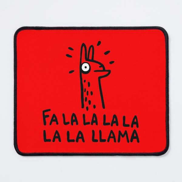 Item preview, Funny Llama Holiday Christmas Carol Art designed and sold by monikko.
