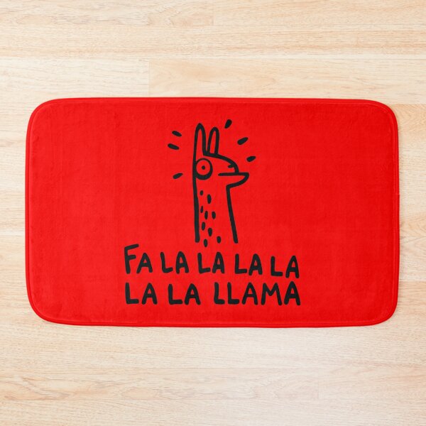 Item preview, Funny Llama Holiday Christmas Carol Art designed and sold by monikko.