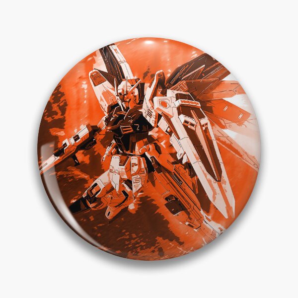 Item preview, red freedom gundam seed illustration designed and sold by sabartgunpla.