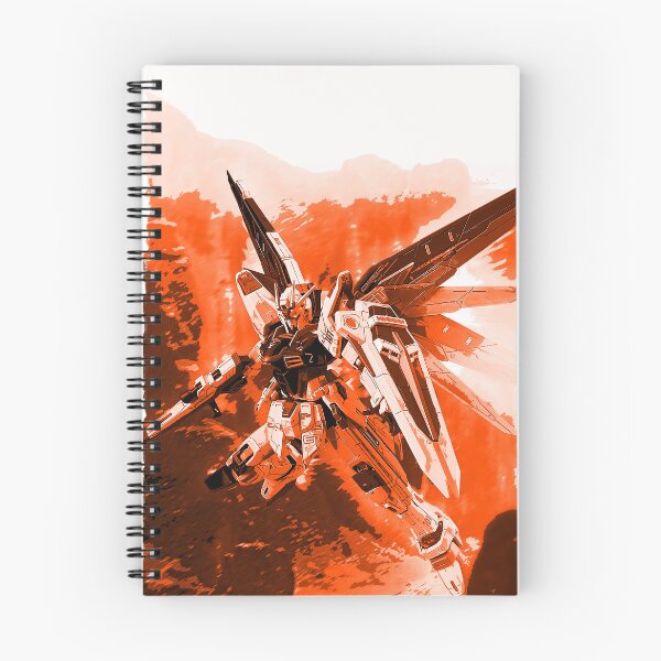 Item preview, red freedom gundam seed illustration designed and sold by sabartgunpla.