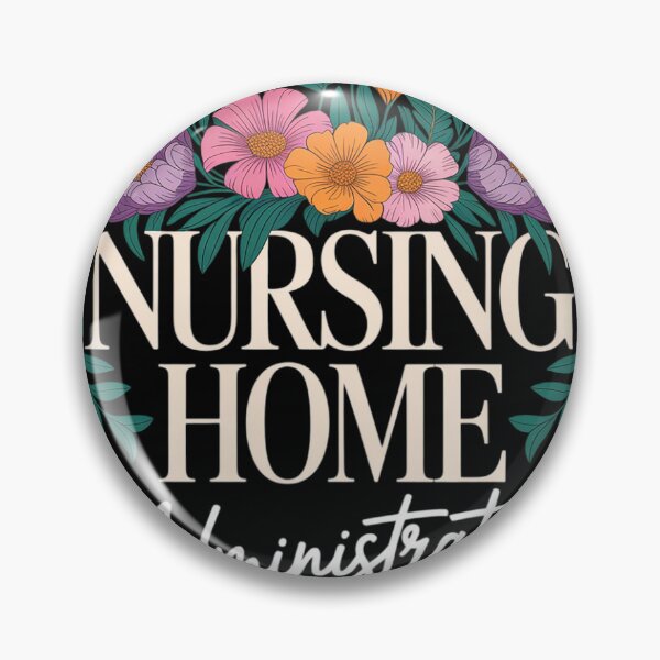 Item preview, Nursing Home Administrator Job Appreciation Floral  designed and sold by VerseFarm.