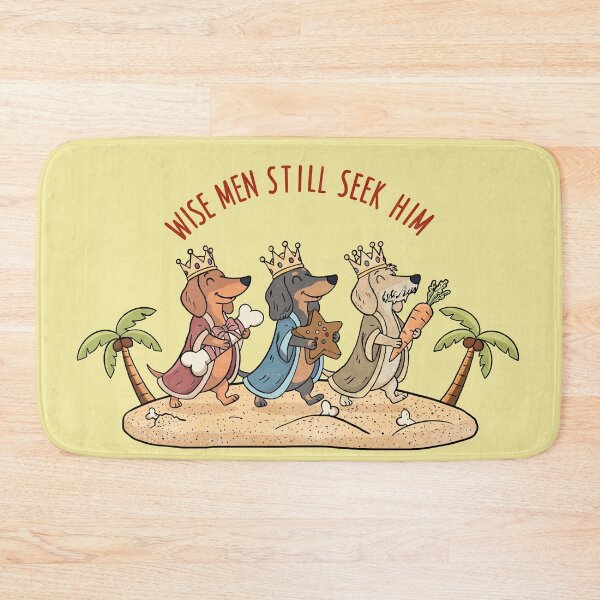 Item preview, Wise Man still seek Him Christmas - Dachshund Edition  designed and sold by CARPIO Creations.